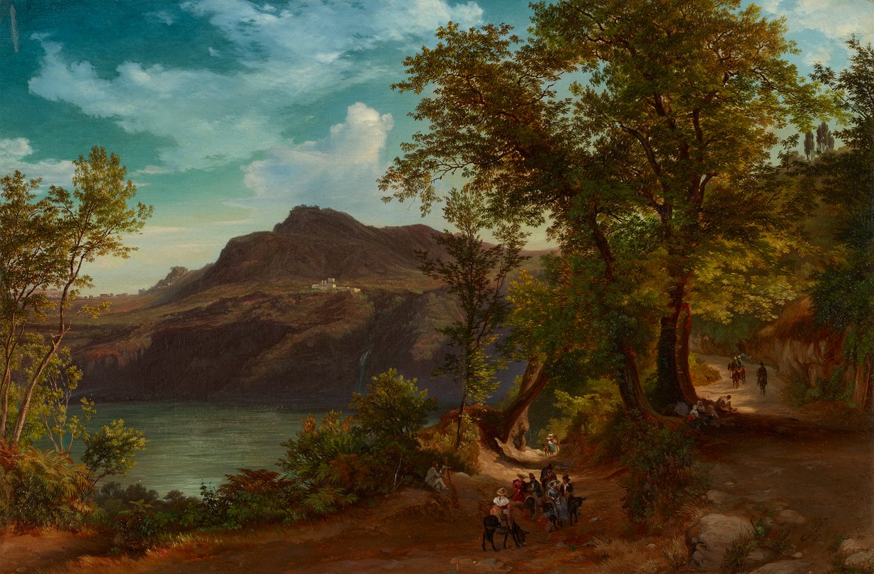 Monte Cavo bei Albano von Friedrich Loos
