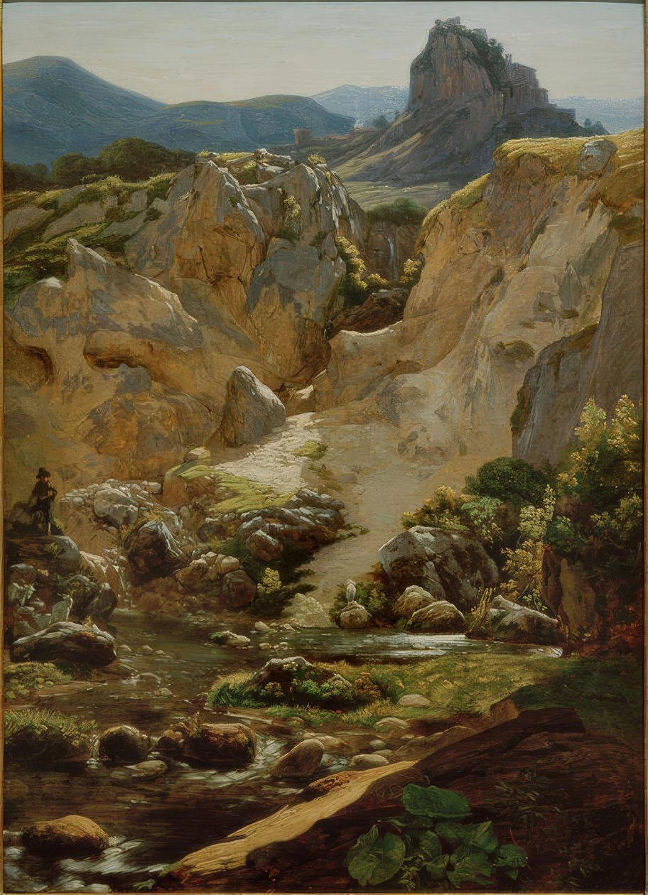 Gegend unterhalb Cervaras im Aequergebirge von Friedrich Nerly