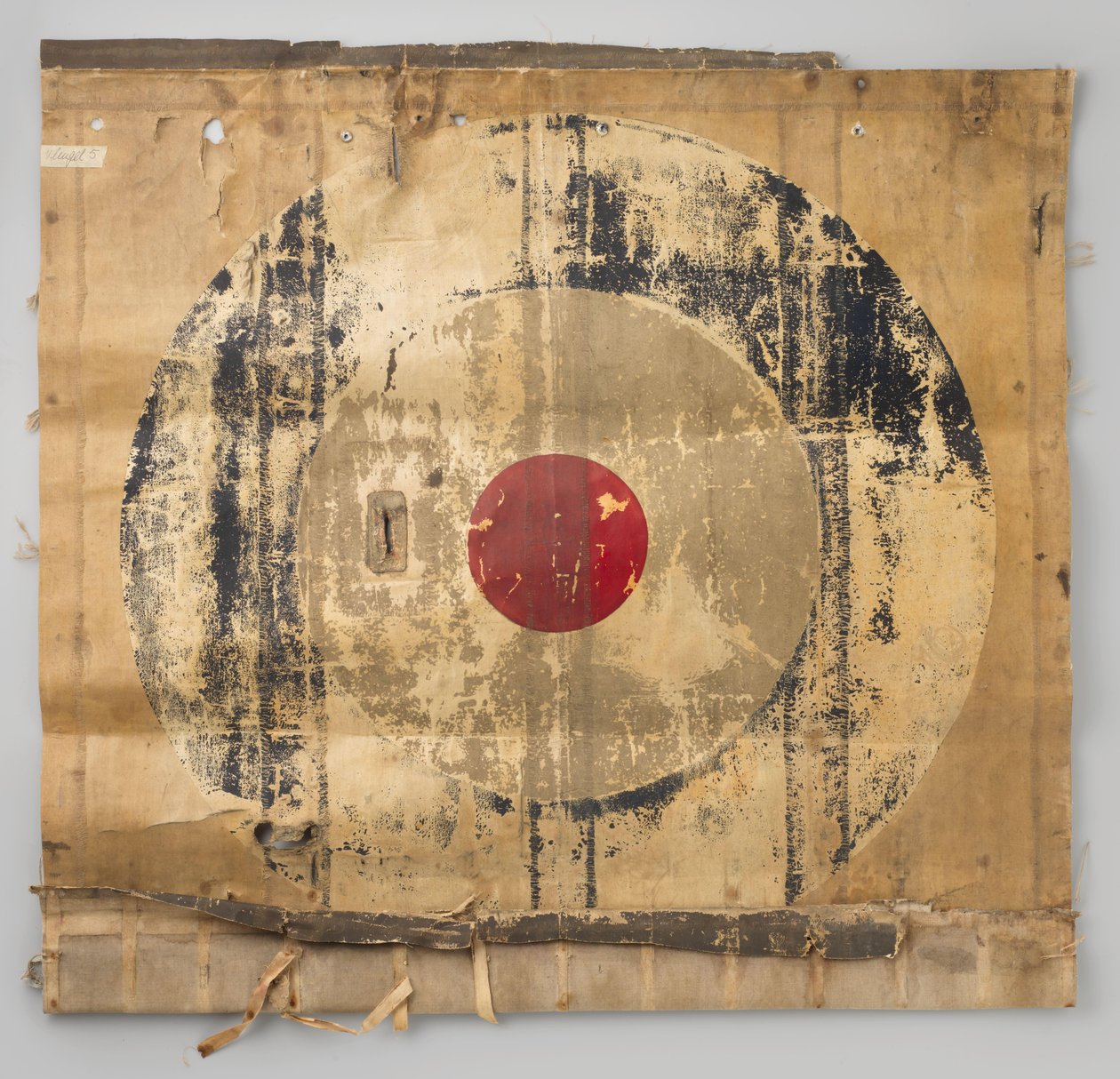 Fragment eines Leinenbanners des Flugzeugs F.K. 23 von Frits Koolhoven