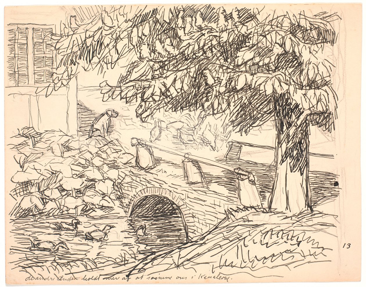 Die anderen Enten... von Fritz Syberg