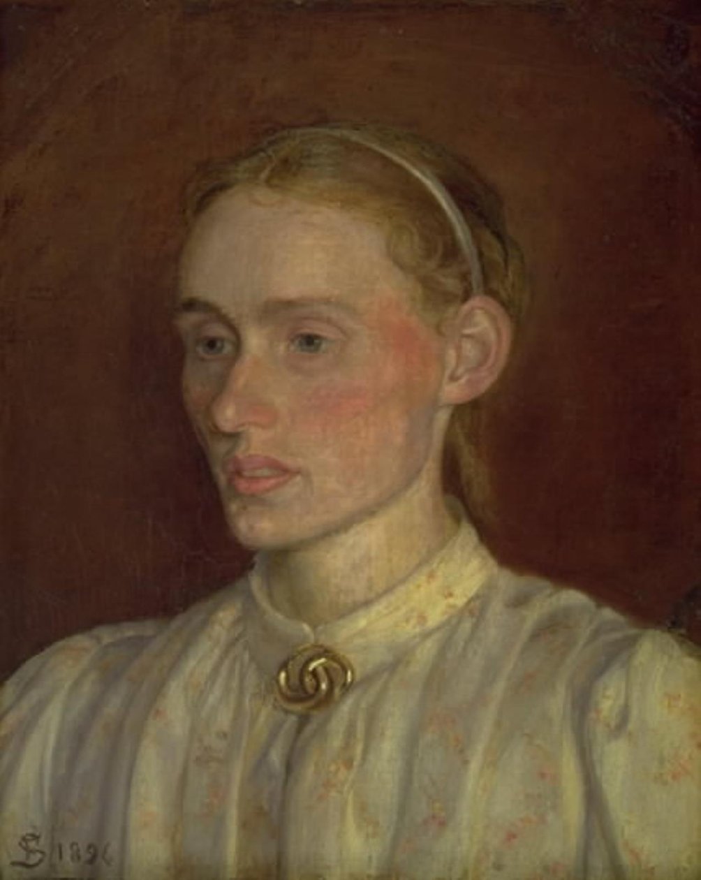 Porträt von Anna Syberg von Fritz Syberg