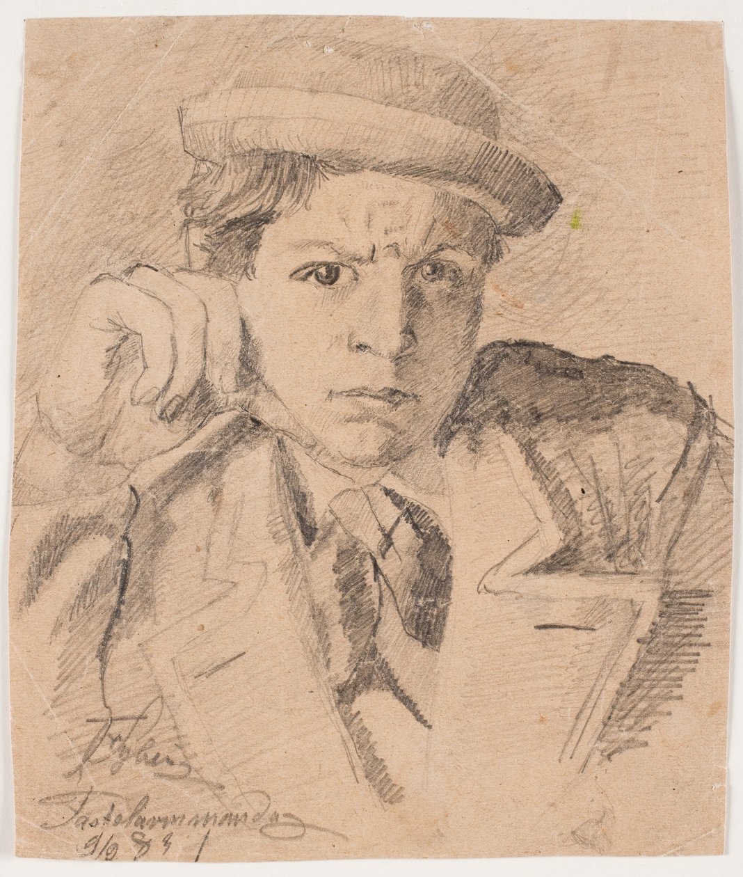 Selbstporträt von Fritz Syberg