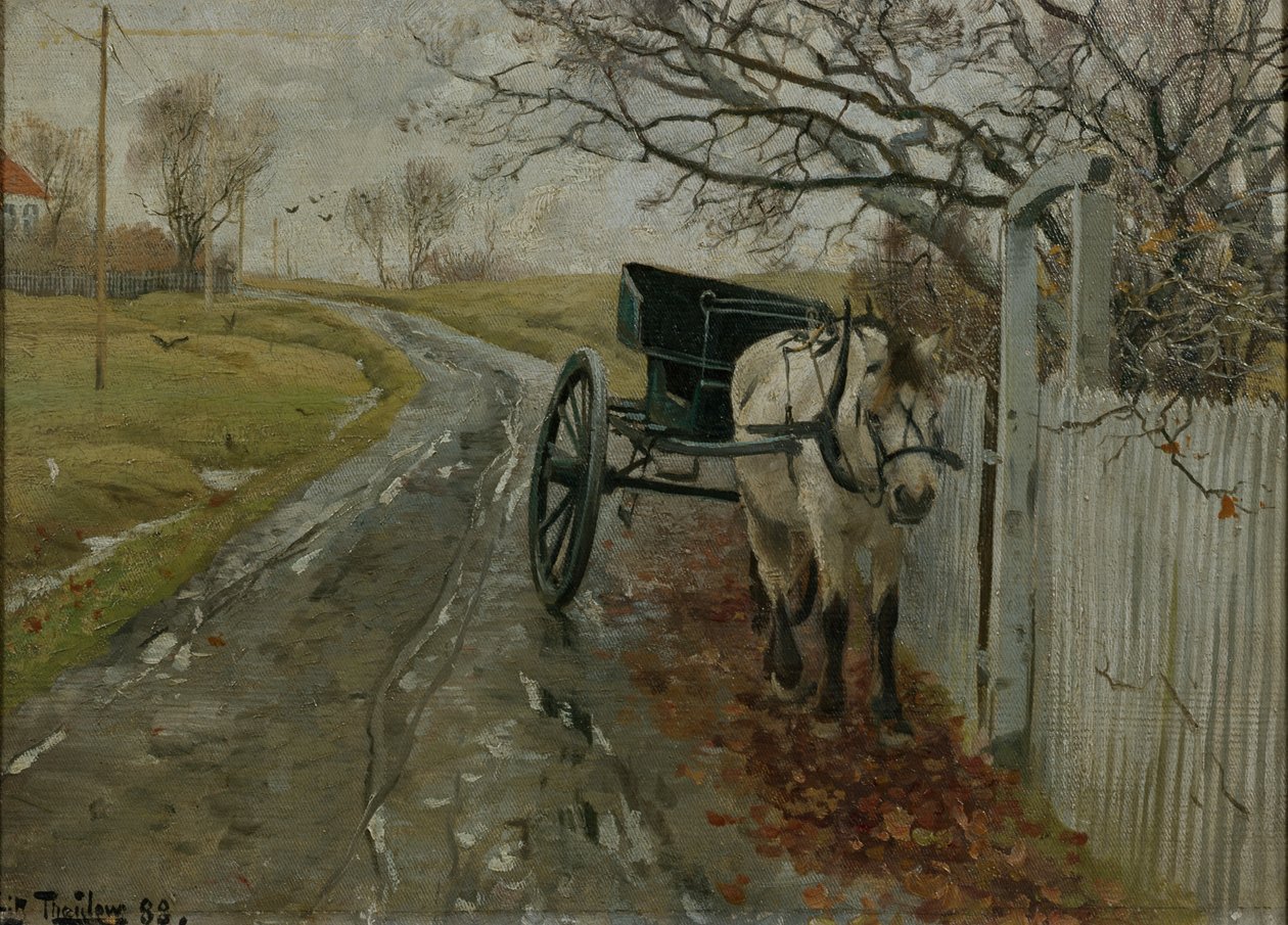 Das Pferd des Doktors von Fritz Thaulow