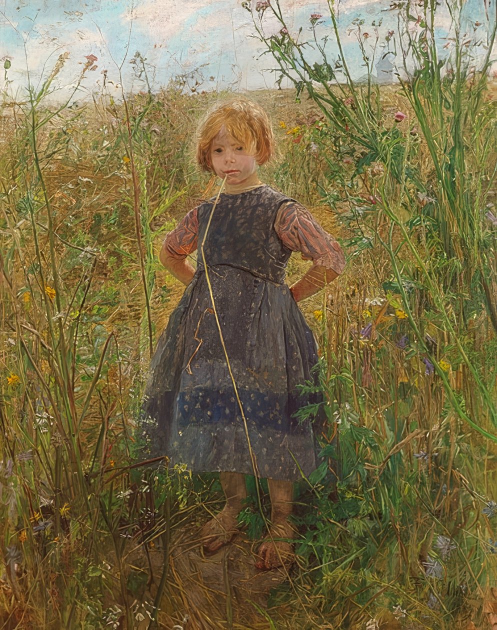 Heideprinzesschen von Fritz von Uhde