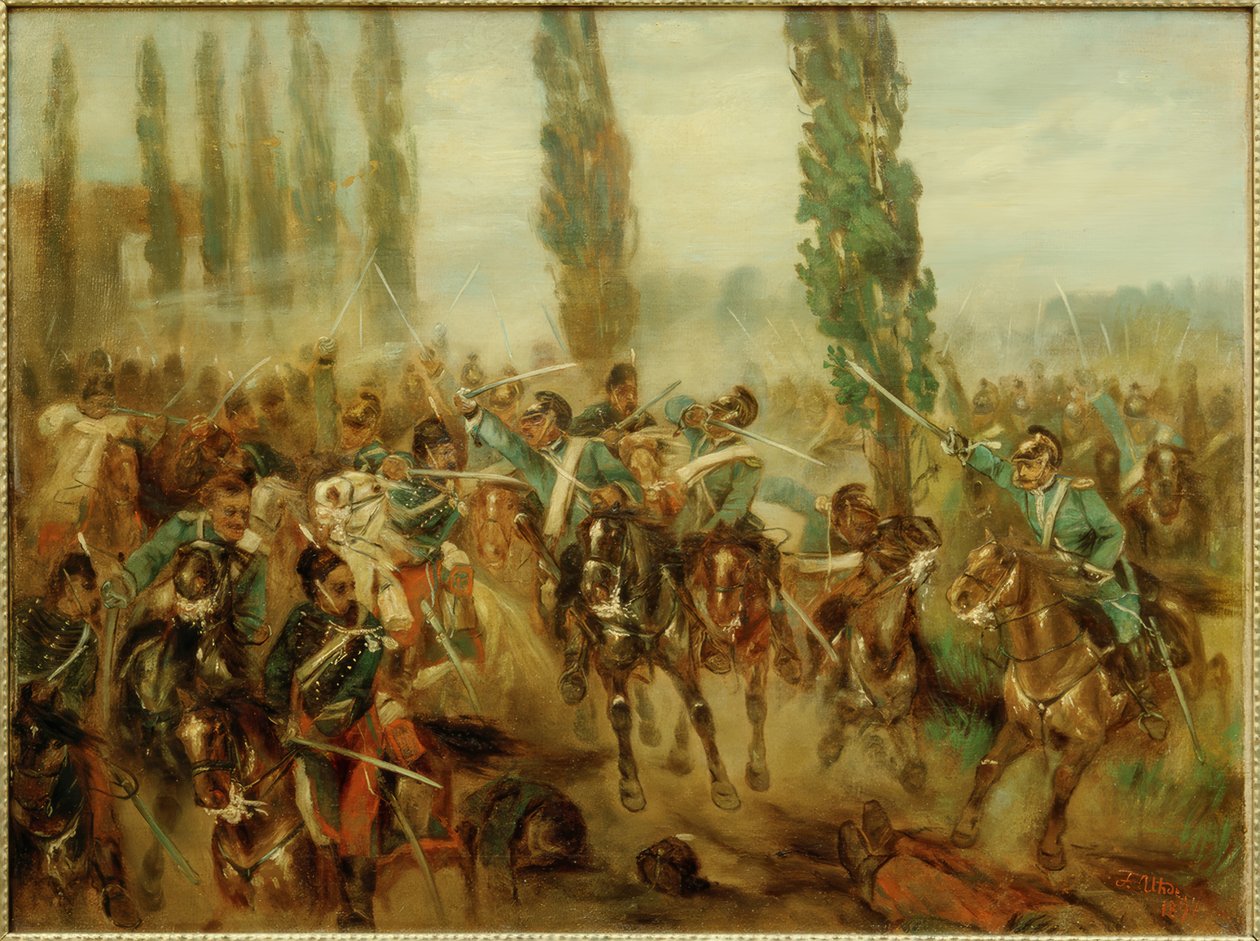 Schlacht bei Buzancy von Fritz von Uhde