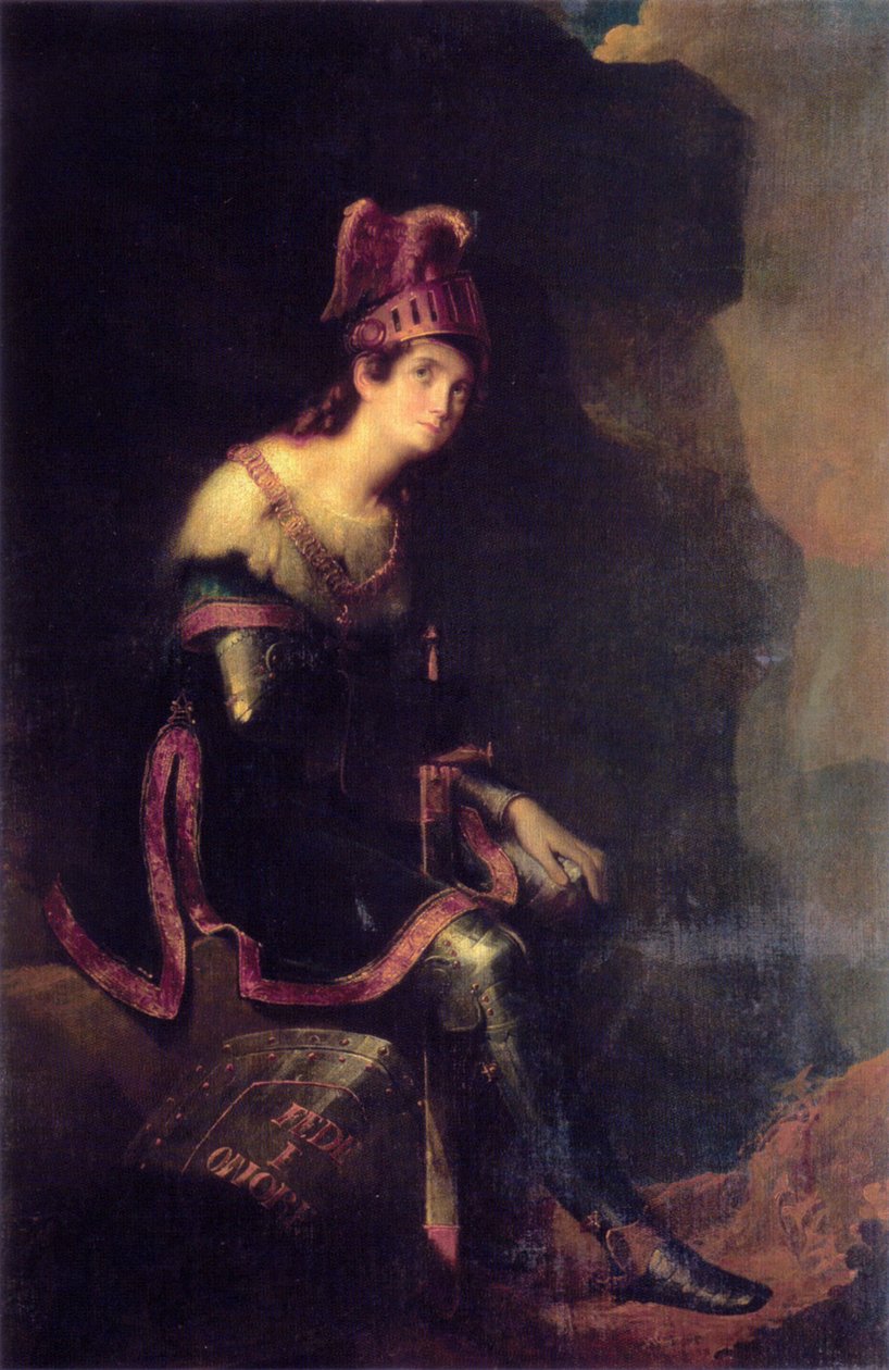 Prinzessin Sinaida Wolkonskaja im Tancred-Kleid, 1820 von Fyodor Antonovich Bruni