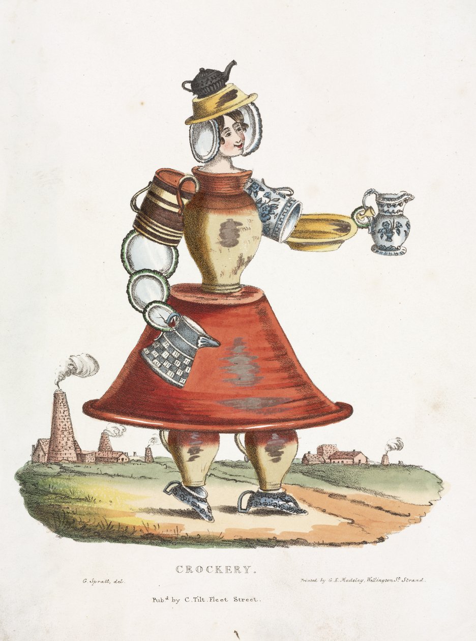Geschirr, ca. 1831 von G. Spratt