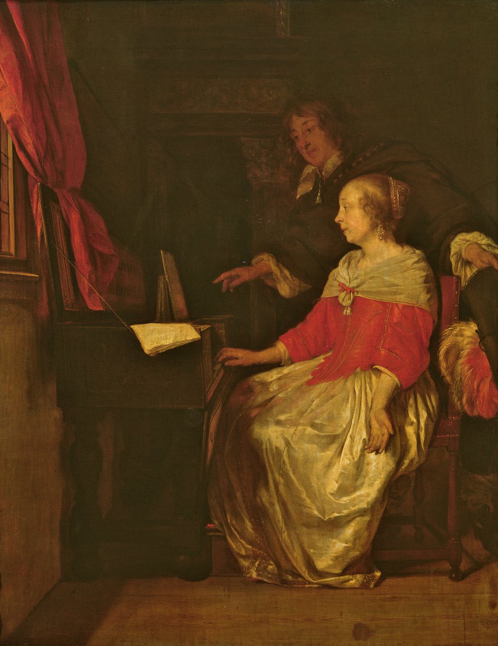 Die Virginalstunde von Gabriel Metsu