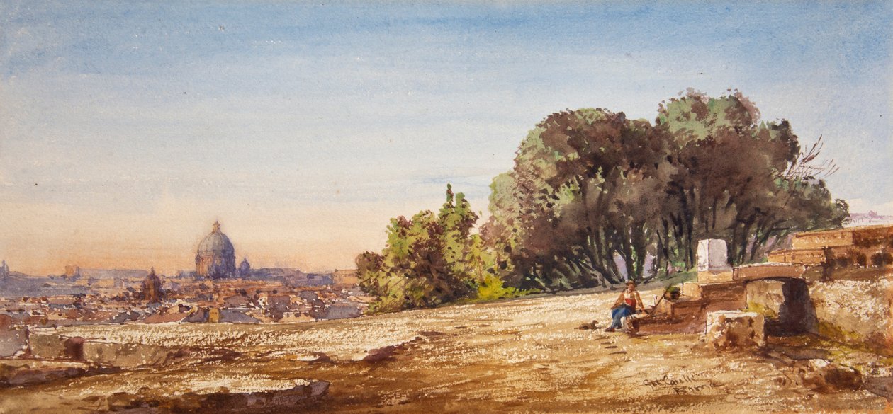 St. Peter, Rom, vom Pincio von Gabriel Carelli