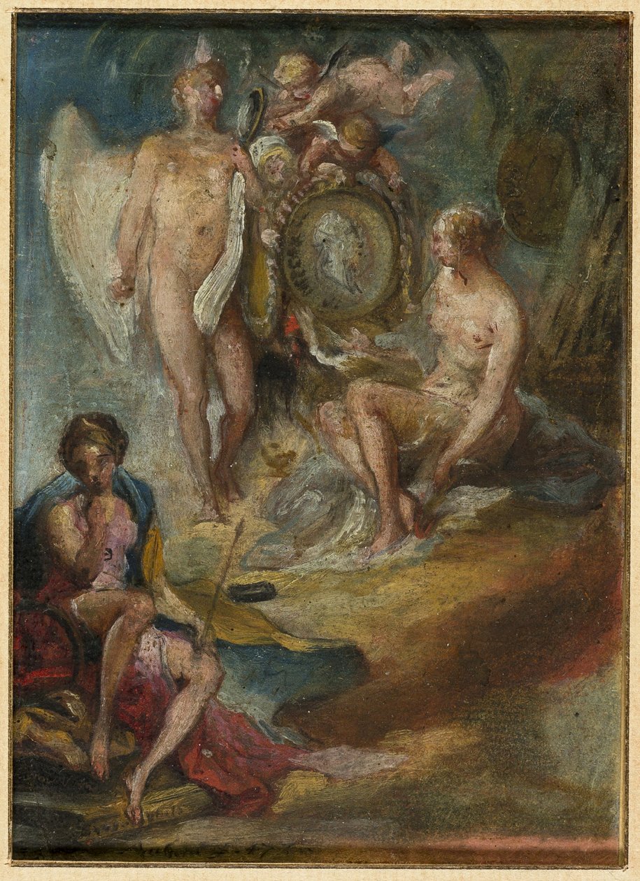 Allegorie von Gabriel Jacques de Saint Aubin