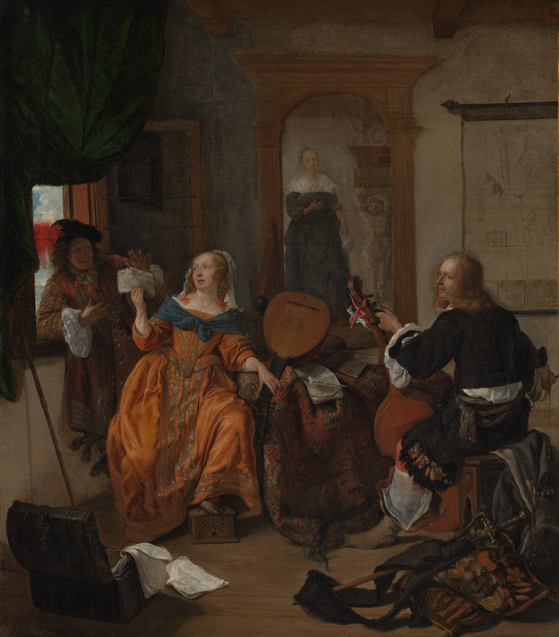 Eine musikalische Gesellschaft von Gabriel Metsu