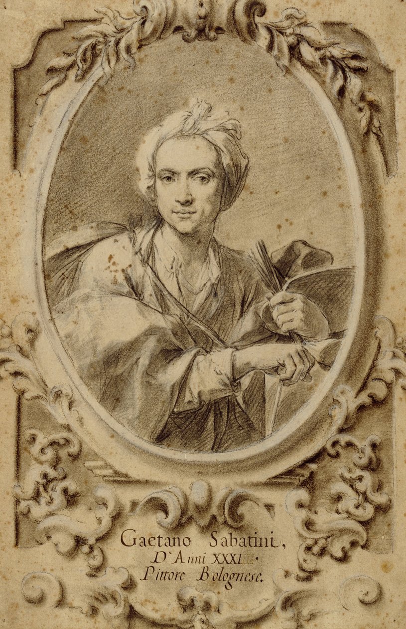 Selbstporträt von Gaetano Sabatini