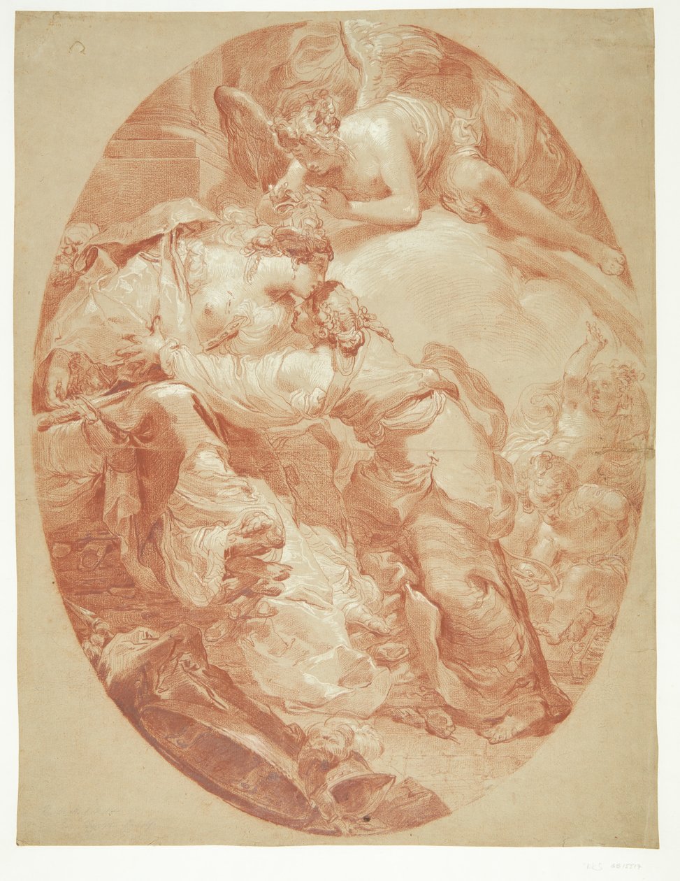 Didos Tod - Ovale Komposition von Gaetano Gandolfi
