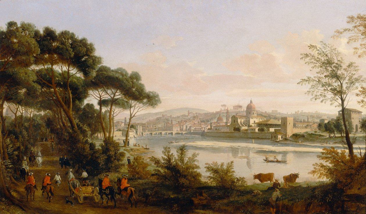 Ansicht von Florenz von Gaspar van Wittel