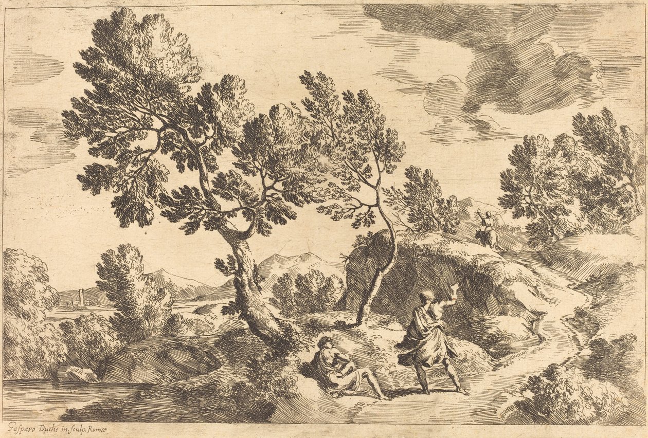 Römische Landschaft von Gaspard Dughet