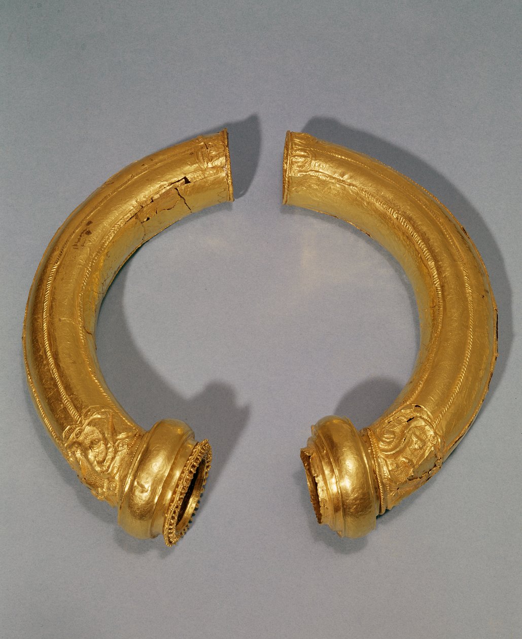 Torque, aus Mailly-le-Camp, Champagne (Gold) von Gaulish