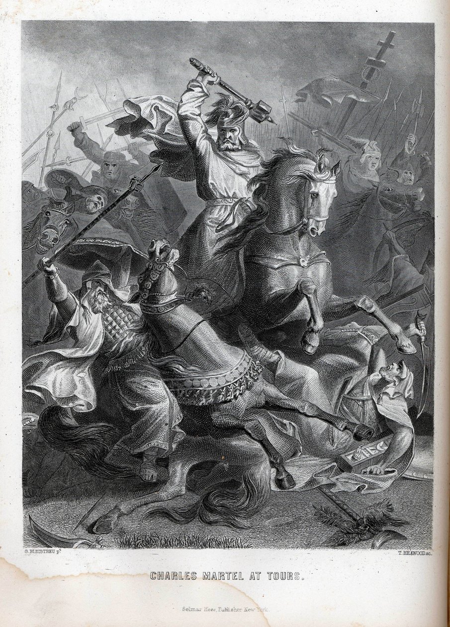 Karl Martell bei Tours, 1882 von Georg Bleibtreu