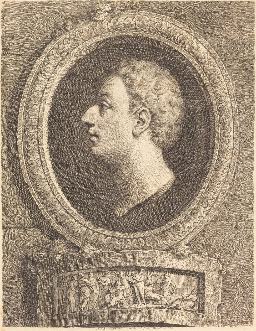 Francesco Algarotti von Georg Friedrich Schmidt
