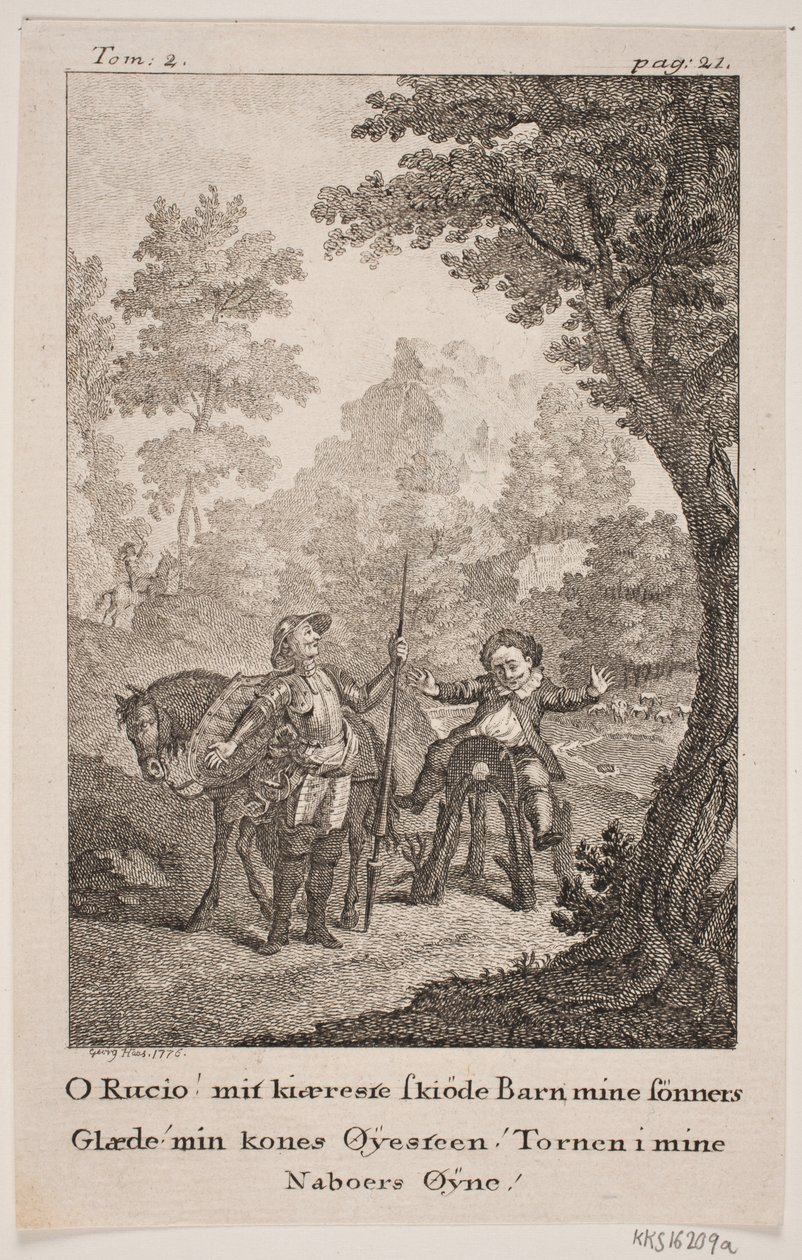 Illustration zu Don Quixote von Georg Haas