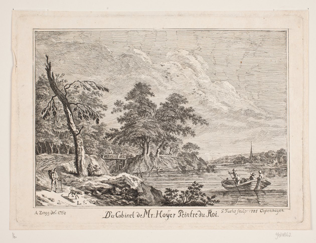 Flusslandschaft von Georg Mathias Fuchs