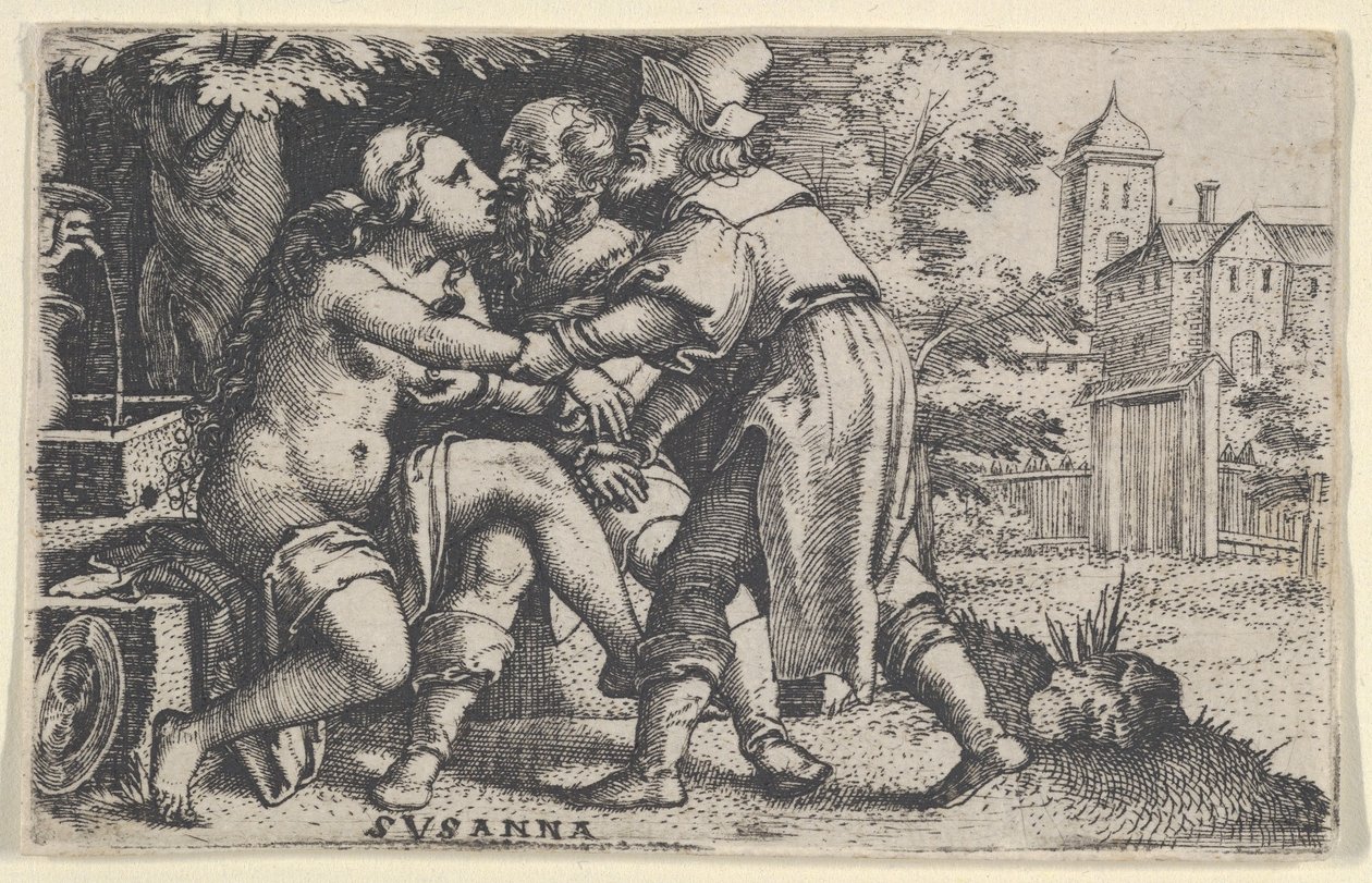 Susanna und die Ältesten von Georg Pencz