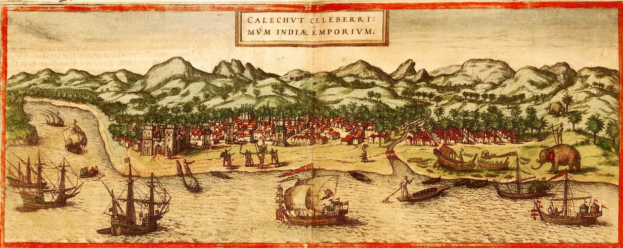 Kalkutta von Georg and Hogenberg Franz (1535 90) Braun