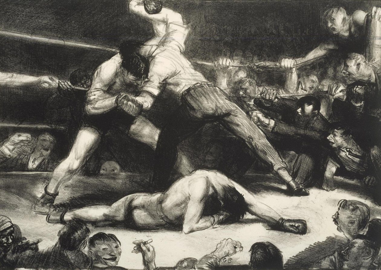 Ein Knock-Out von George Wesley Bellows
