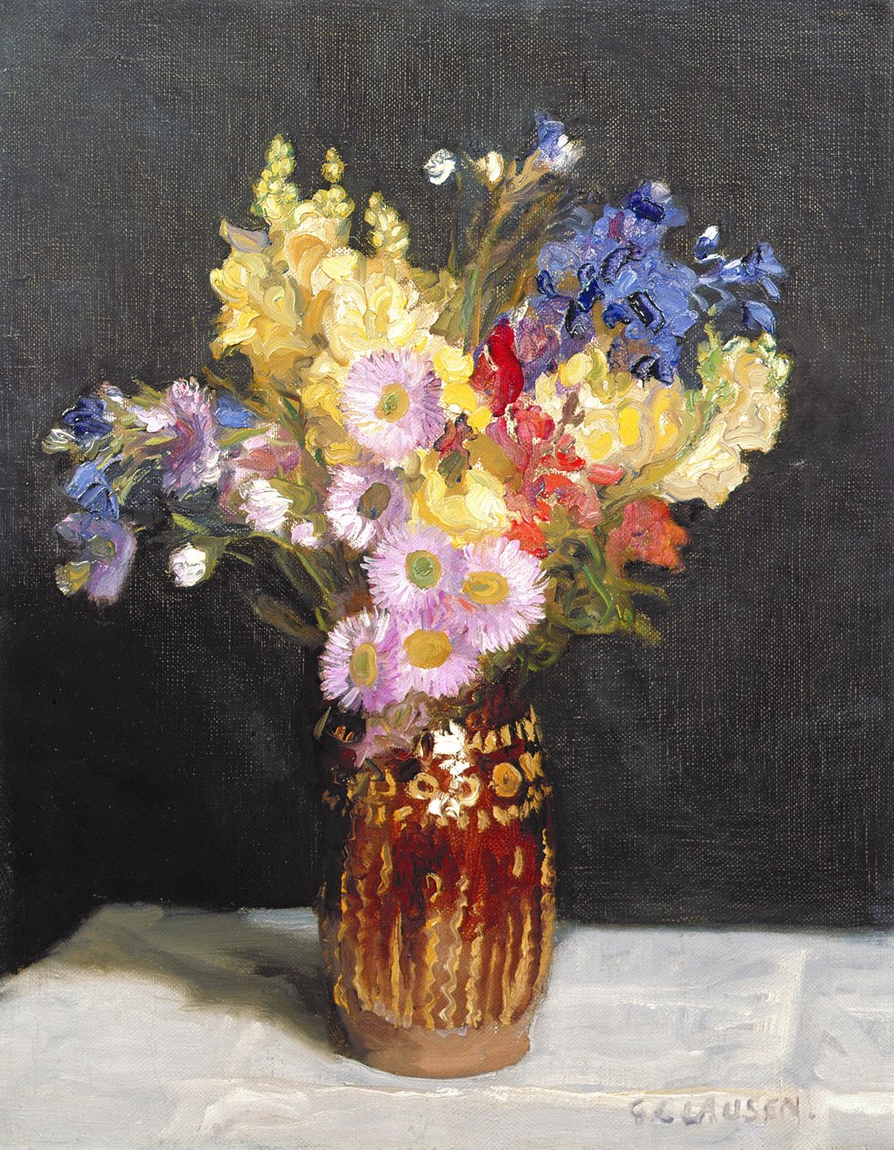 Herbstblumen von George Clausen