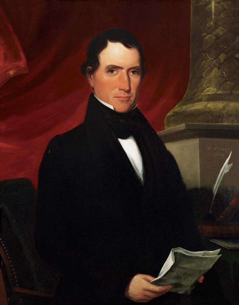 Ölgemälde-Porträt von William R. King von George Cooke