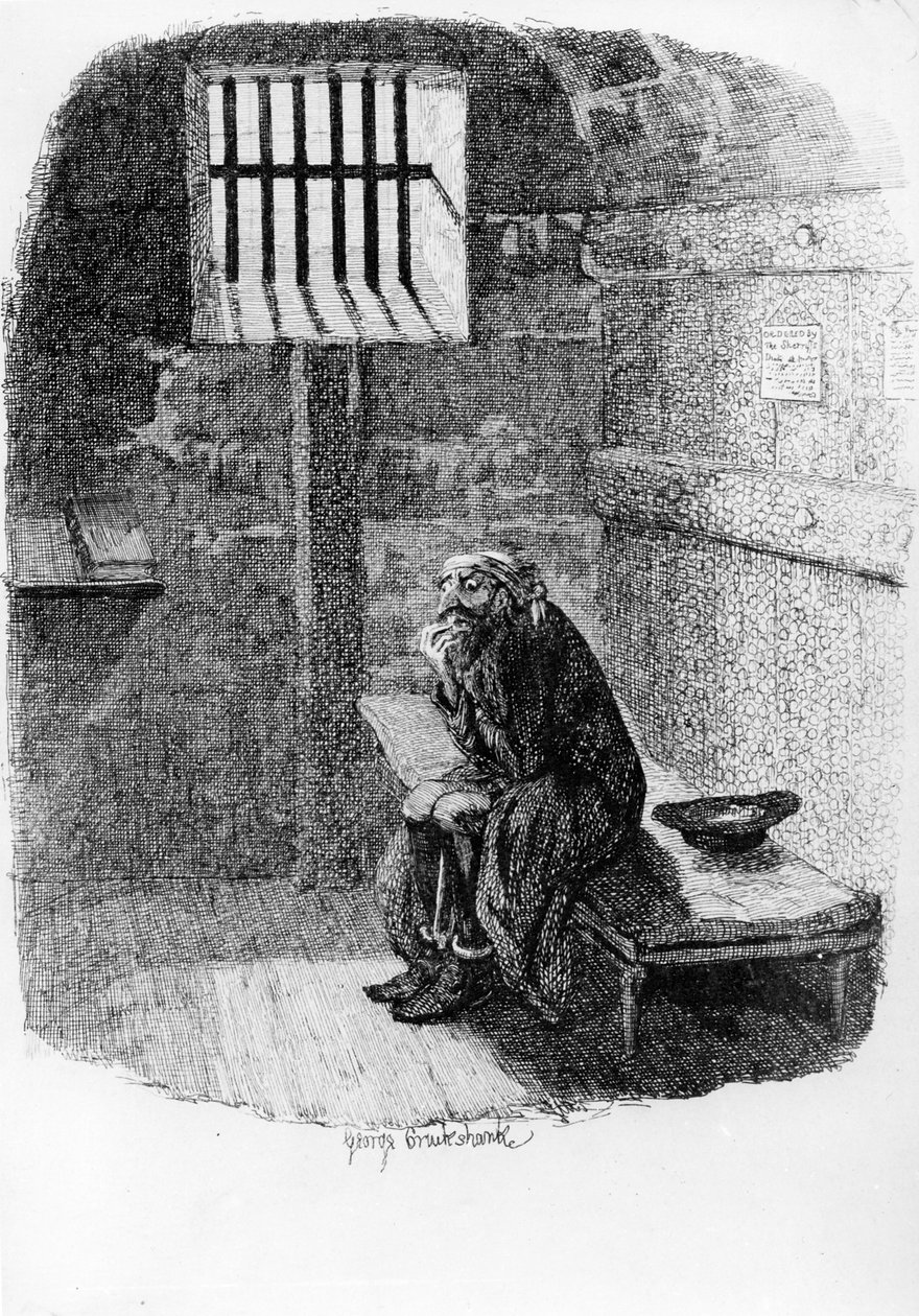 Fagin in der Todeszelle, Illustration aus 