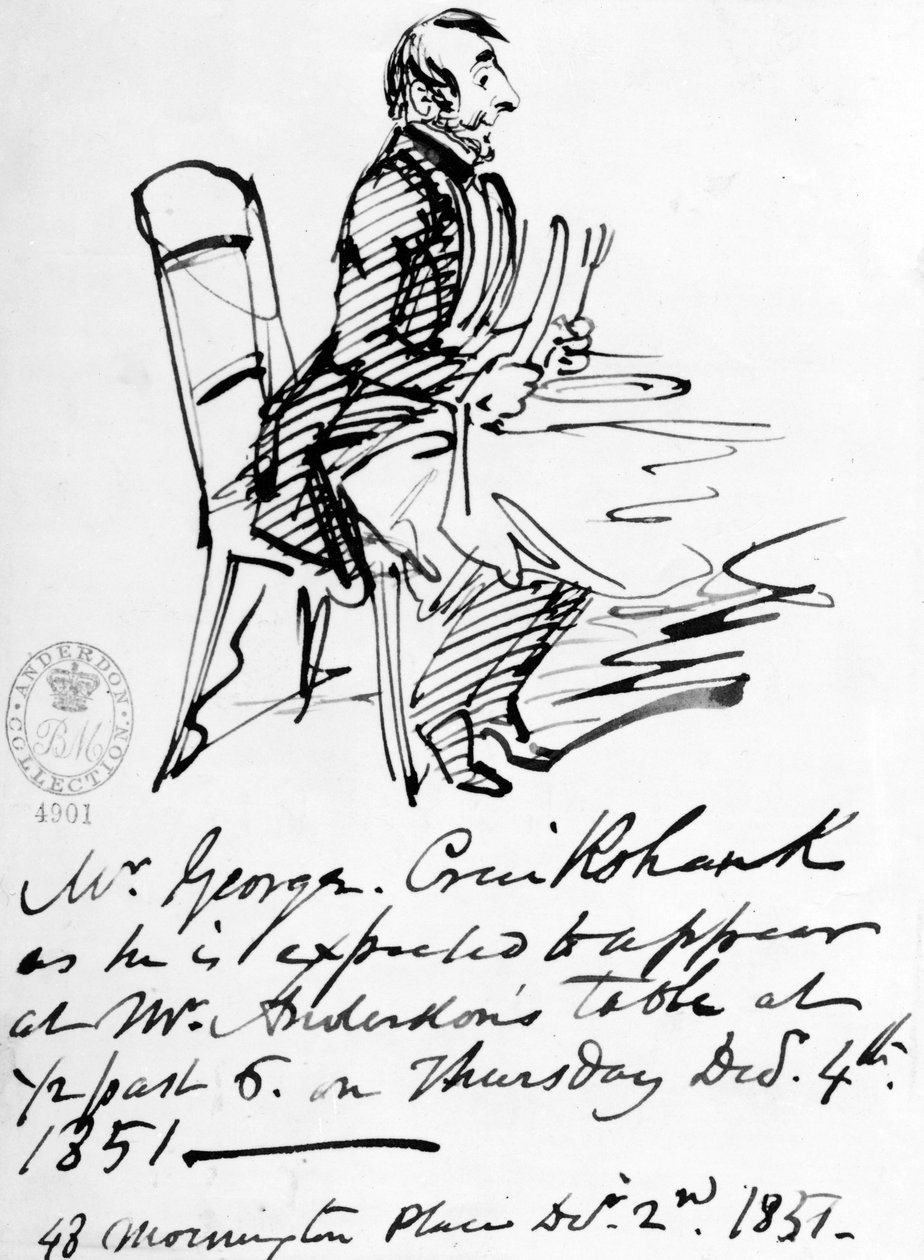Bereit zum Abendessen von George Cruikshank