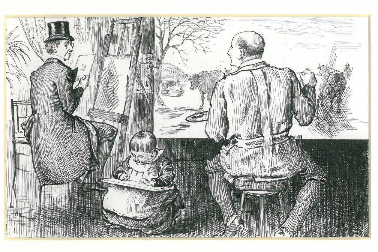 Unsere Dekadenten, ca. 1850-88 von George du Maurier