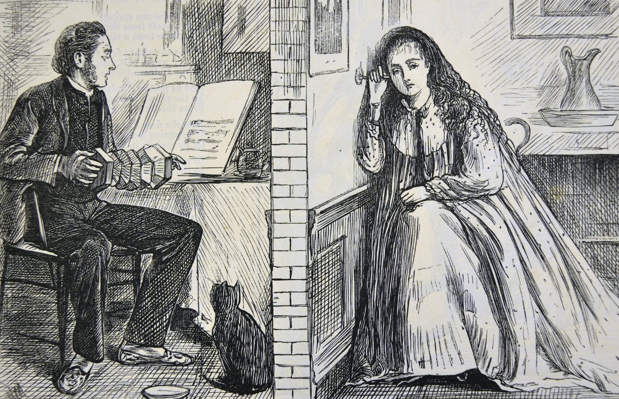 Schwingung des Klangs, 1871 von George du Maurier