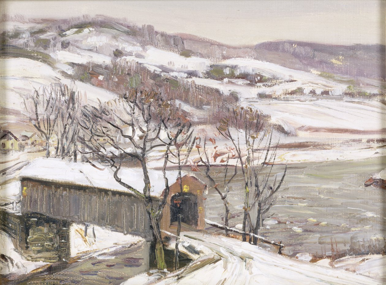 Die überdachte Brücke von George Gardner Symons