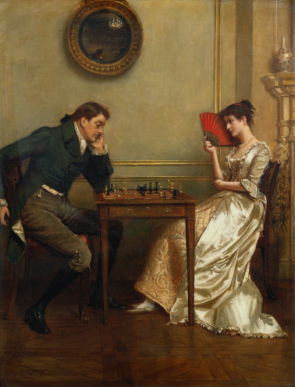 Ein Schachspiel von George Goodwin Kilburne