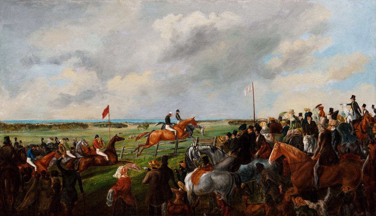 Das erste Hindernisrennen in Südaustralien, 25. September 1846 von George Hamilton