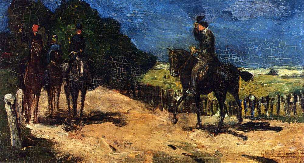 Beim Reiten von George Hendrik Breitner