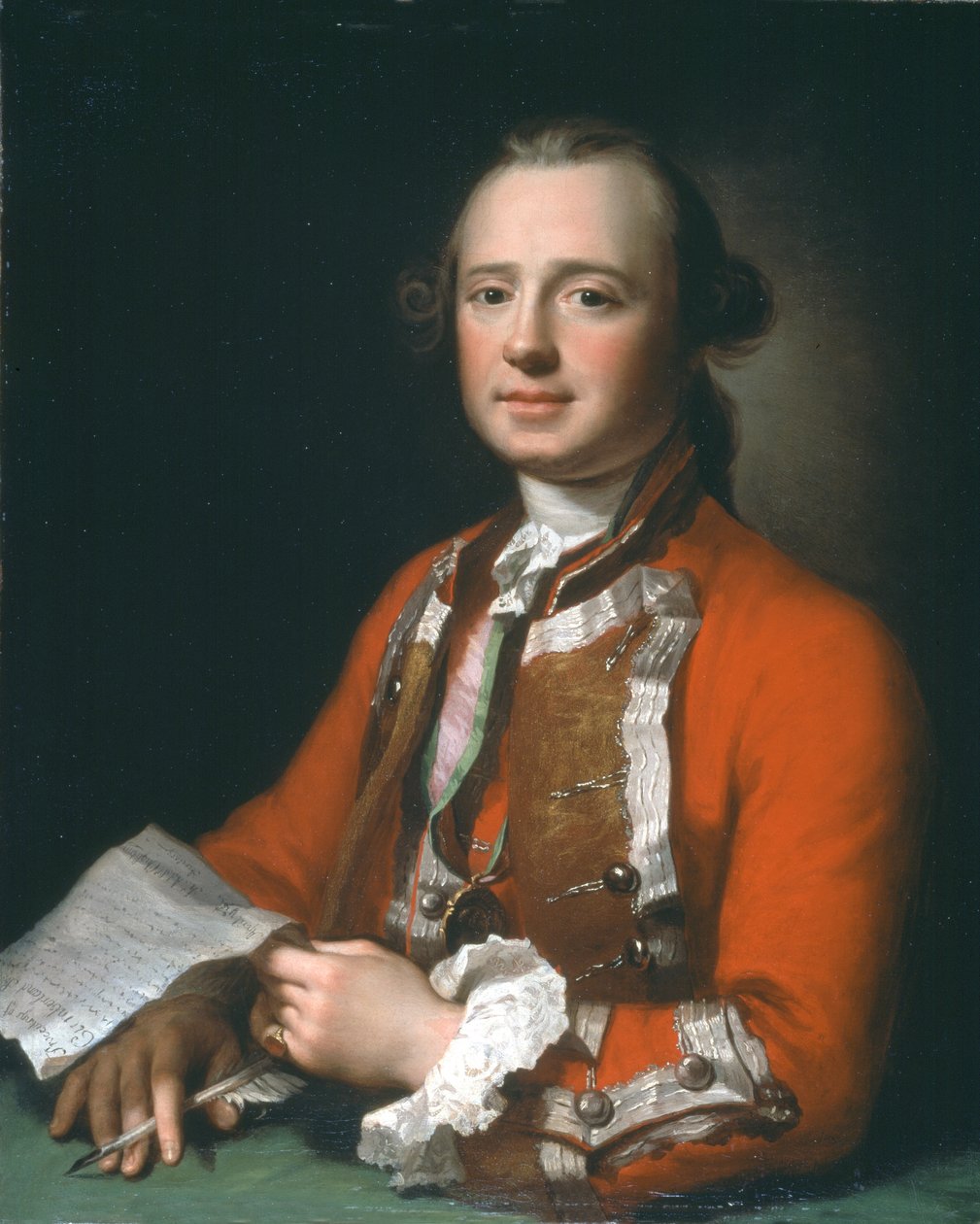 Oberstleutnant James Adolphus Oughton (1720-80) 37. Regiment zu Fuß, ca. 1753 von George Knapton