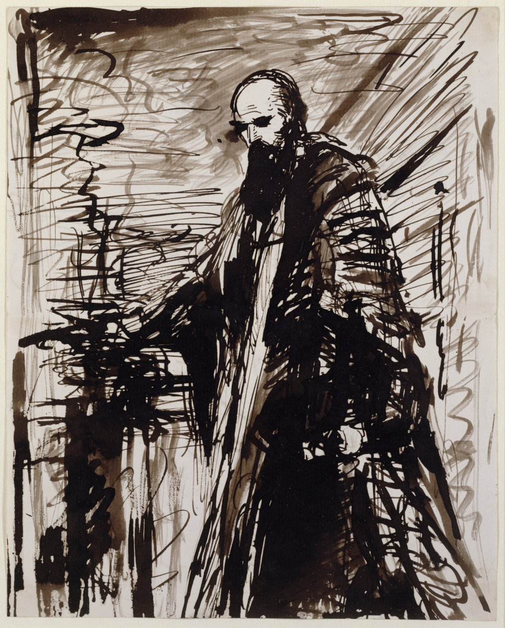 Eine Studie für ein Ganzkörperporträt von Robert Gascoyne-Cecil von George Richmond