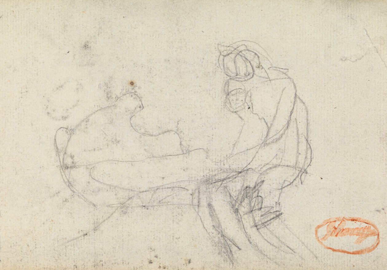 Figurenkompositionsstudie 13 von George Romney