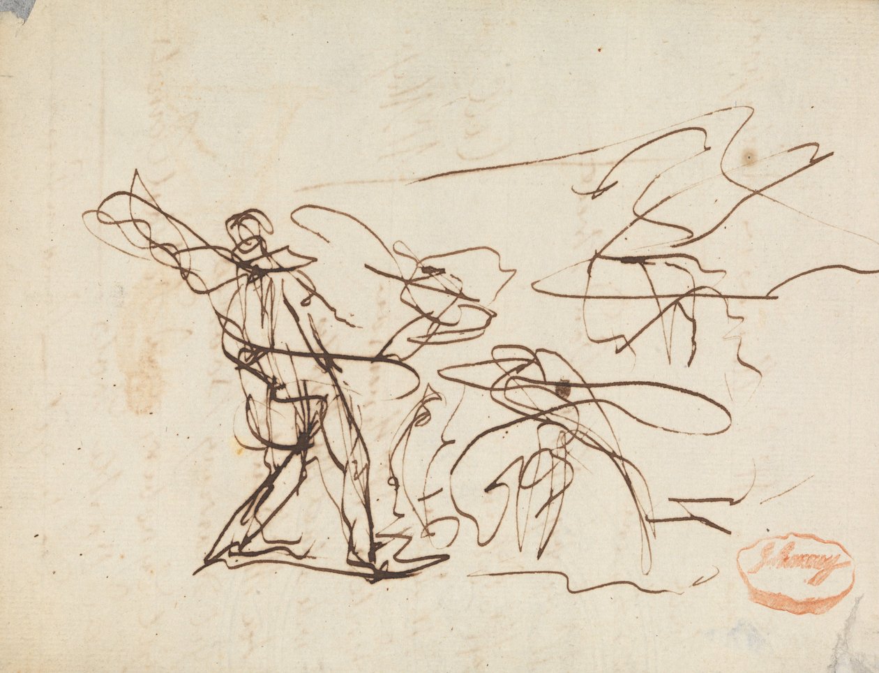 Figurenkompositionsstudie 25 von George Romney