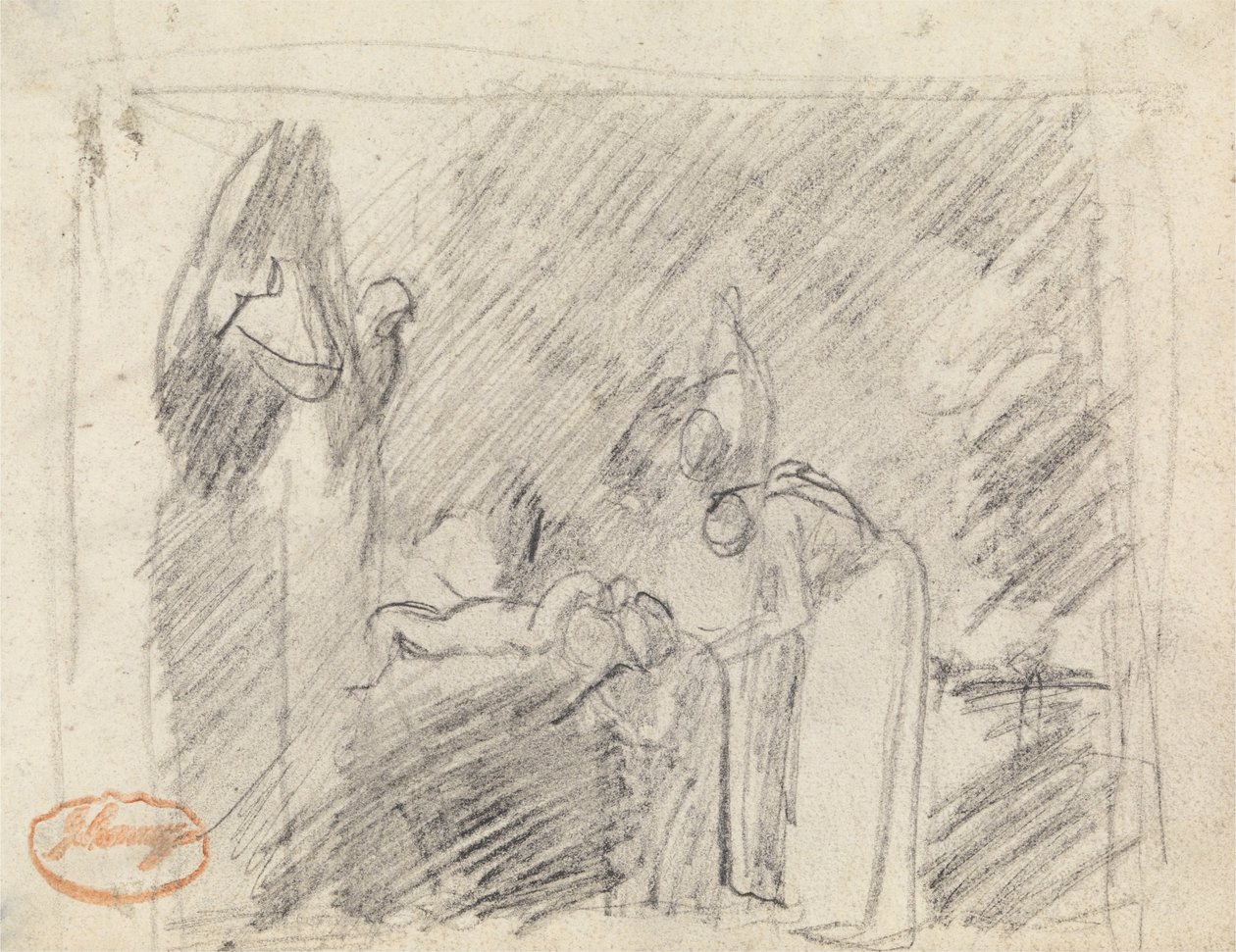 Figurenkompositionsstudie 42 von George Romney