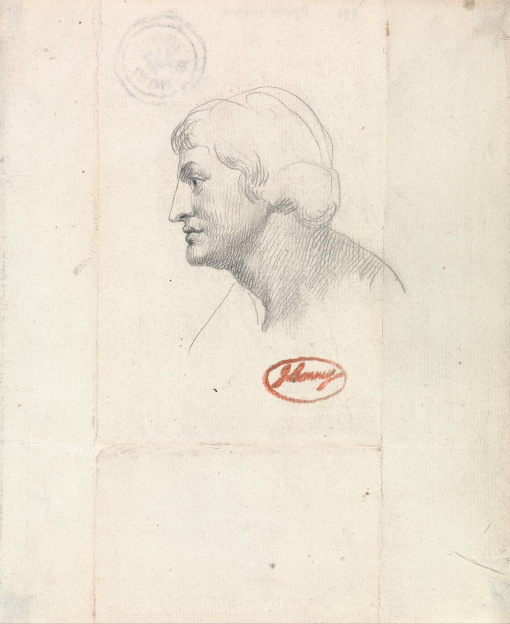 Kopf des Apollo von George Romney