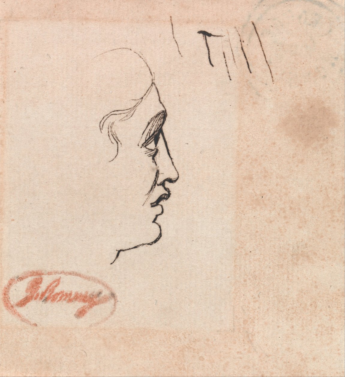 Kopf eines Jugendlichen von George Romney