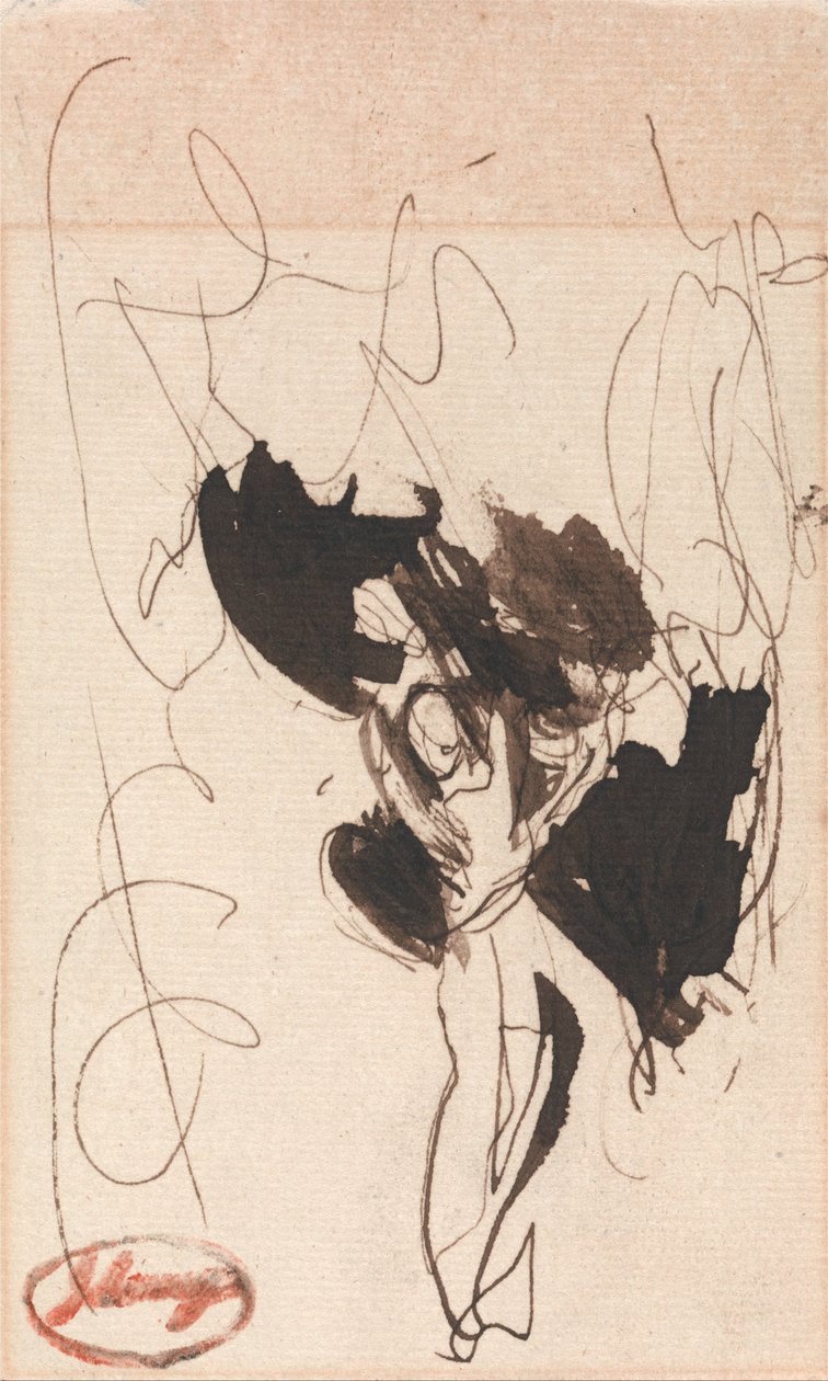 Stehende männliche Figur von George Romney