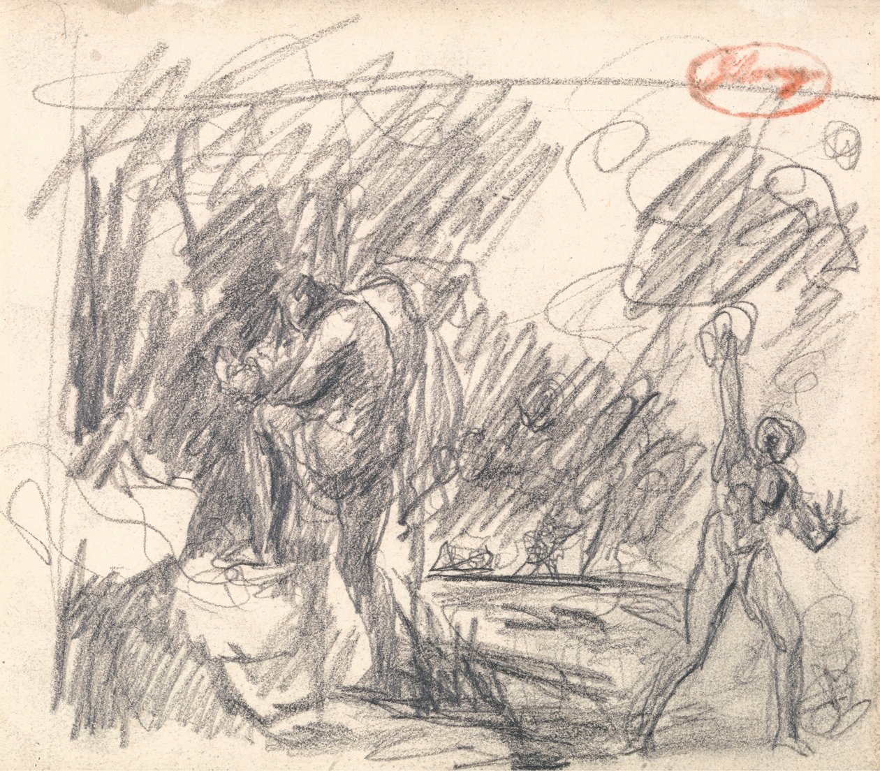 Das Verlassen und die Rettung von Perdita von George Romney