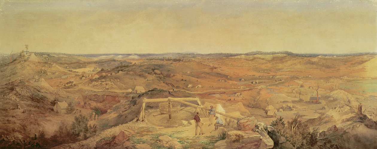 Altes Bendigo, 1857 von George Rowe