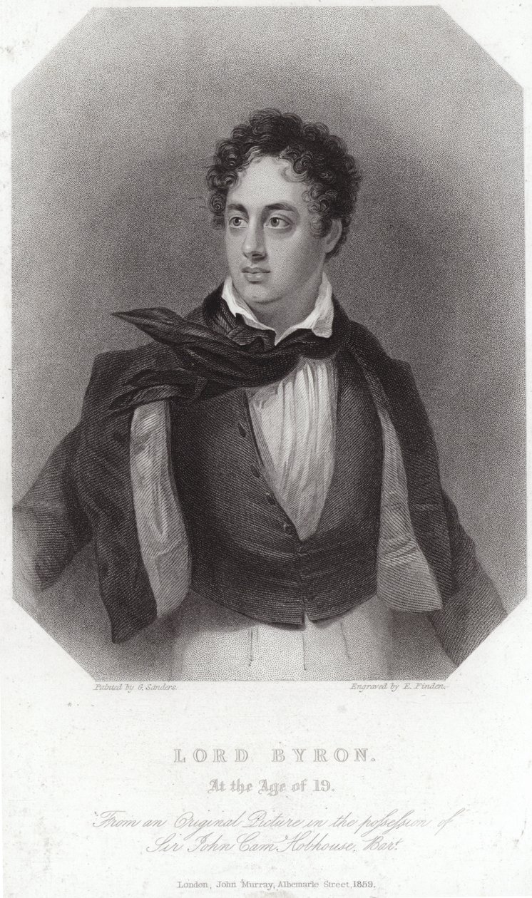 Porträt von Lord Byron von George Sanders