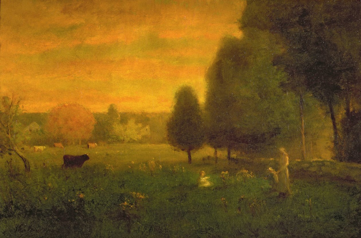 Sonnenuntergangsbrillanz von George Inness