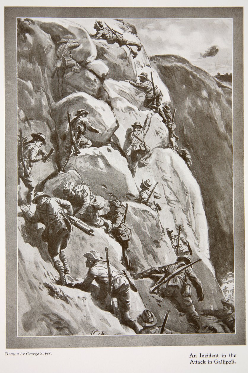 Ein Vorfall beim Angriff auf Gallipoli, aus 